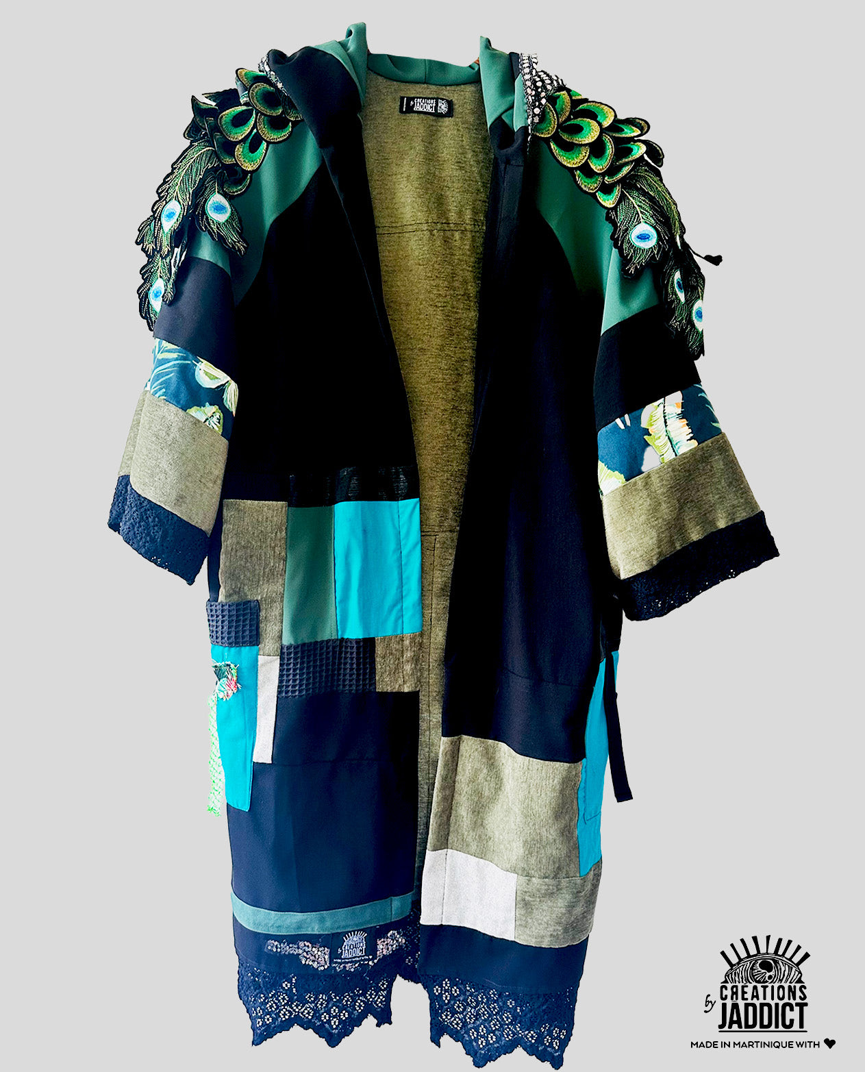 KIMONO HYPE 2025 - BY JADDICT - PEACOK VELOUR