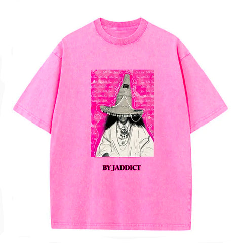 NEW COLLECTION  2024   - I AM AN ARTIST - by JADDICT - coton bio PINK OVERSIZE
