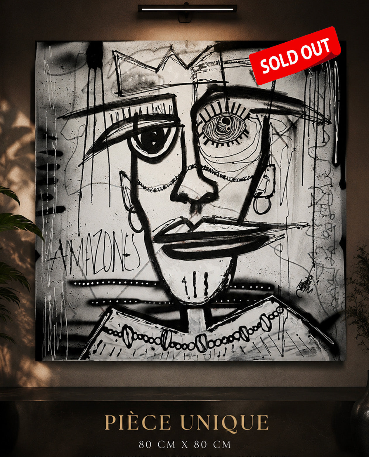 TABLEAU "AMAZONE B&W" BY JADDICT