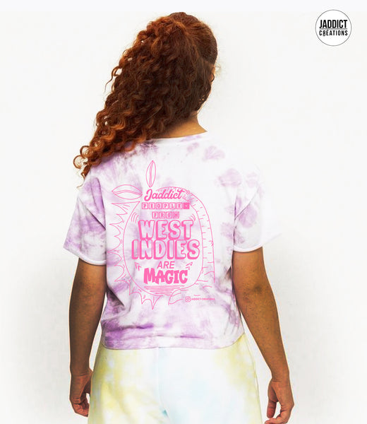 Série limitée / Tee-shirt TIE & DYE FAIT MAIN - WEST INDIES MAGIC - Mixte - by JADDICT